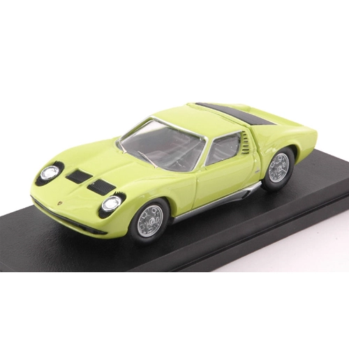 LAMBORGHINI MIURA BERTONE P400S 1966 LIME GREEN 50th ANNIVERSARY 1:43 Rio Auto Stradali Modellino