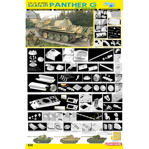 PANTHER G LATE PRODUCTION KIT 1:35 Dragon Kit Mezzi Militari Modellino