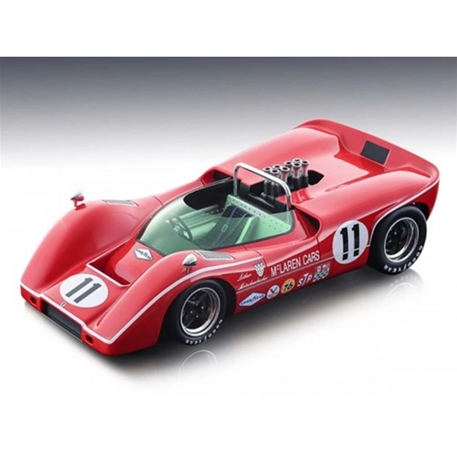 MCLAREN M6B CAN AM N.11 3rd BRIDGEHAMPTON GP 1968 LOTHAR MOTSHENB.1:18 Tecnomodel Auto Competizione Modellino