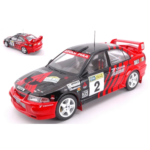 MITSUBISHI LANCER EVO VI N.2 WINNER CAMBERRA 1999 KATAOKA-H.AYASHI 1:18 Triple 9 Auto Rally Modellino