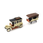 ADLER 18-35 (SUMMER/WINTER BODY) 1906 WHITE 1:43 Autocult Auto d'Epoca Modellino