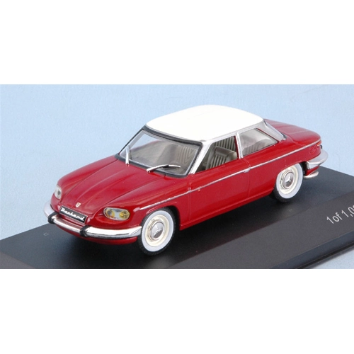PANHARD 24 BT 1964 DARK RED/CREAM 1:43 Whitebox Auto Stradali Modellino