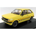 FORD FIESTA MK1 "FESTIVAL" PRAIRIE 1976 YELLOW 1:43 Vanguards Auto Stradali Modellino