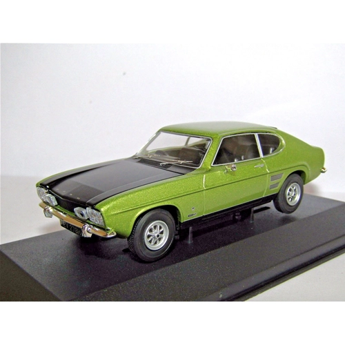 FORD CAPRI MK1 1600GT XLR FERN 1971 GREEN METALLIC 1:43 Vanguards Auto Stradali Modellino