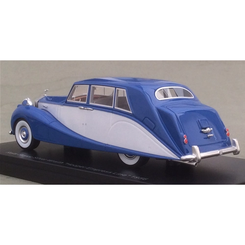 ROLLS ROYCE SILVER WRAITH EMPRESS LIMOUSINE BY HOPPER BLU/GREY 1956 1:43 Neo Scale Models Auto Stradali Modellino