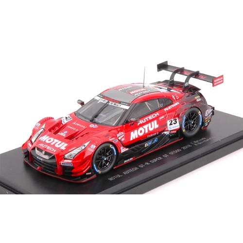 NISSAN GT-R N.23 WINNER FUJI SUPER GT500 2018 MATSUDA-QUINTARELLI 1:43 Ebbro Auto Competizione Modellino
