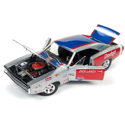 DODGE CHARGER R/T 1970 DICK LANDRY 1:18 Auto World Auto Stradali Modellino