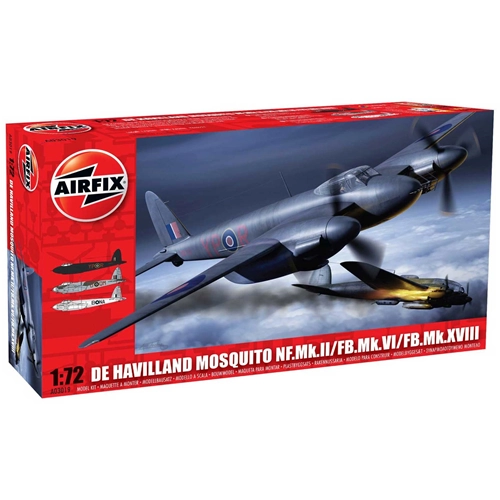 DE HAVILLAND MOSQUITO NF.Mk.II/FB.Mk.VI/FB.Mk.XVIII KIT 1:72 Airfix Kit Aerei Modellino