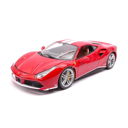 FERRARI 488 GTB "THE SCHUMACHER" 2015 70th ANNIVERSARY 1:18 Burago Auto Stradali Modellino
