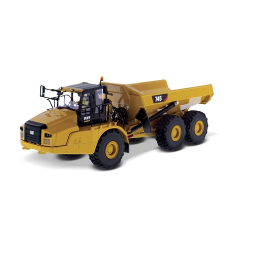 CAT 745 ARTICULATED TRUCK CASSONE RIBALTABILE CAVA 3-ASSI 1:50 Diecast Master Mezzi Industriali Modellino