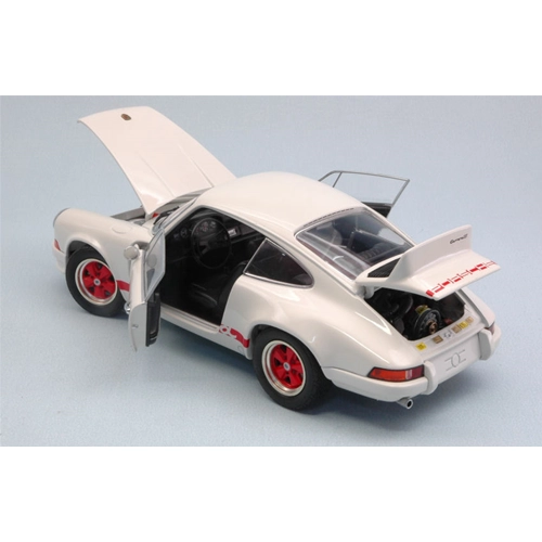 PORSCHE 911 CARRERA 2.7 RS 1973 WHITE 1:24 Ebbro Auto Stradali Modellino
