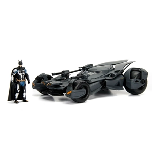 BATMOBILE "JUSTICE LEAGUE" WITH BATMAN 1:24 Jada Toys Movie Modellino