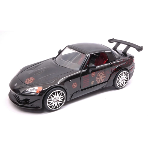 JOHNNY'S HONDA S2000 1998 FAST & FURIOUS BLACK 1:24 Jada Toys Movie Modellino