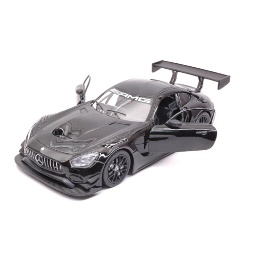 MERCEDES AMG GT3 2016 BLACK 1:24 MotorMax Auto Stradali Modellino