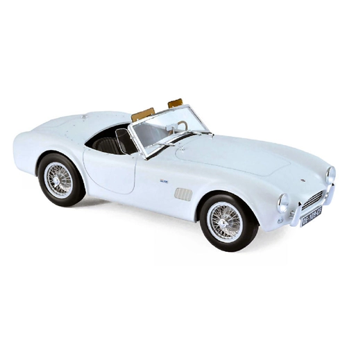 AC COBRA 289 1963 WHITE 1:18 Norev Auto Stradali Modellino
