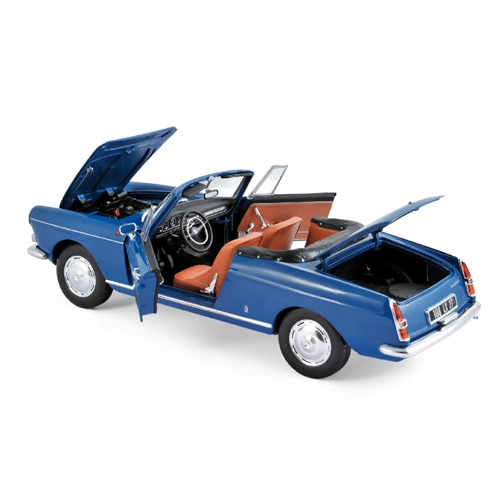 PEUGEOT 404 CABRIO 1967 MENDOZA BLUE 1:18 Norev Auto Stradali Modellino