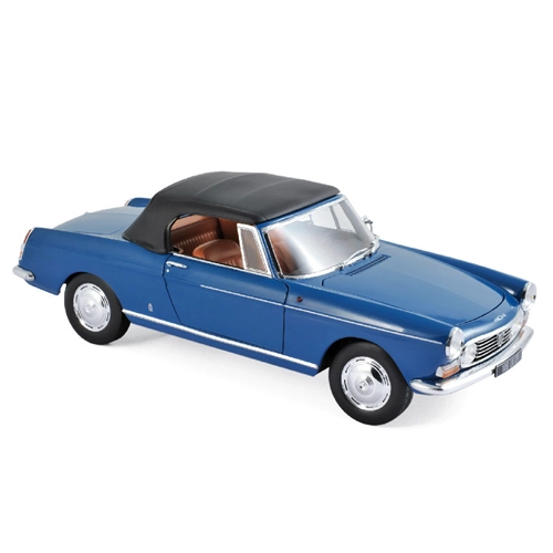 PEUGEOT 404 CABRIO 1967 MENDOZA BLUE 1:18 Norev Auto Stradali Modellino