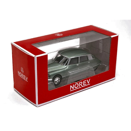 CITROEN DS 23 PALLAS 1973/1975 METALLIC GREEN 1:64 Norev Auto Stradali Modellino