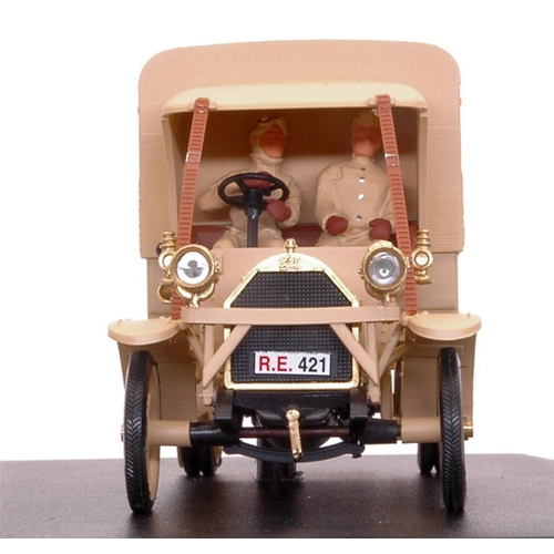 FIAT 18 BL ESERCITO ITALIANO 1919 "IL RE DEL DESERTO" WITH 2 FIGURES 1:43 Rio Mezzi Militari Modellino