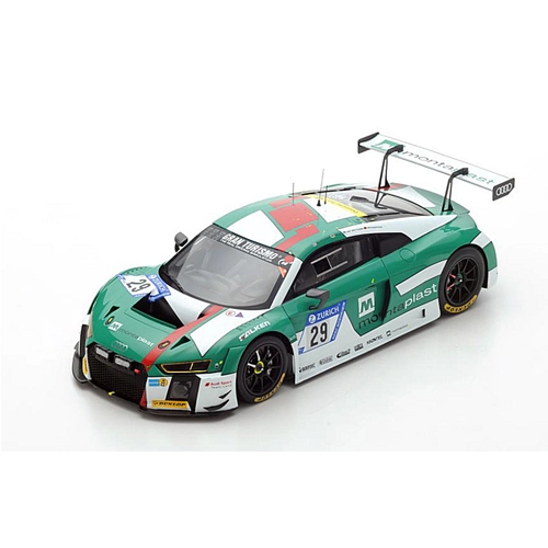 AUDI R8 N.29 WINNER 24H NURBURGRING 2017 DE PHILLIPPI-MIES-WINKELHOCK 1:18 Spark Model Auto Competizione Modellino