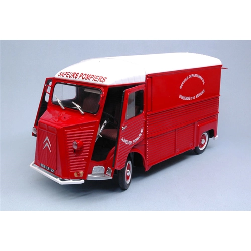 CITROEN TYPE HY POMPIER 1969 1:18 Solido Pompieri Modellino
