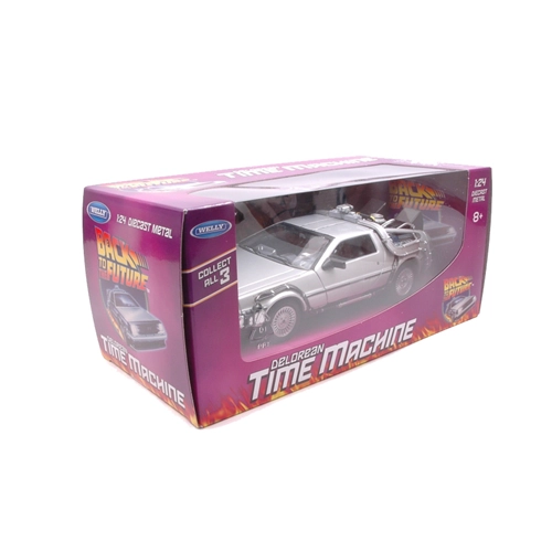 DE LOREAN RITORNO AL FUTURO 1 1:24 Welly Movie Modellino