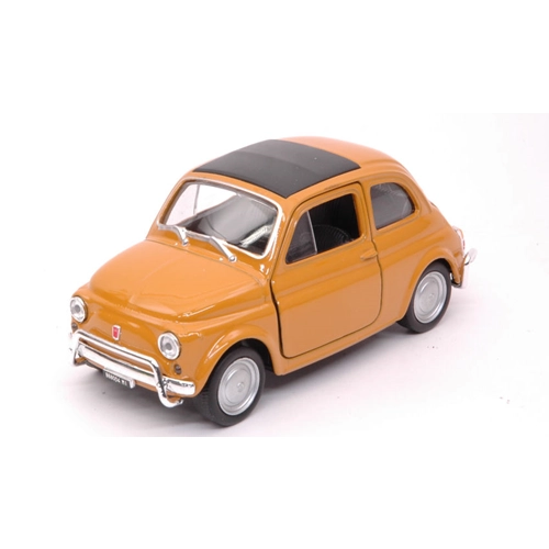 FIAT 500 L 1968 OCHRE cm 11 Welly Auto Stradali Modellino