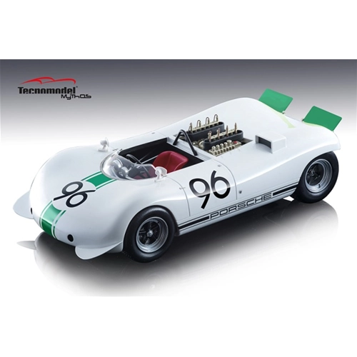 PORSCHE 909 BERGSPYDER N.96 3rd GAISBERG RENNEN 1968 ROLF STOMMELEN 1:18 Tecnomodel Auto Competizione Modellino