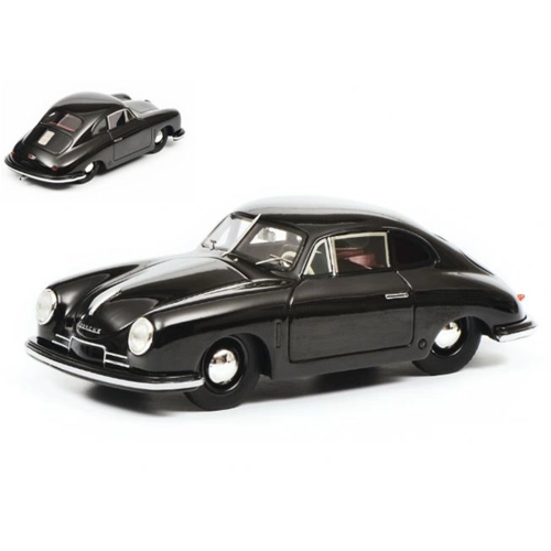 PORSCHE 356 COUPE 1948 BLACK 1:43 Schuco Auto Stradali Modellino