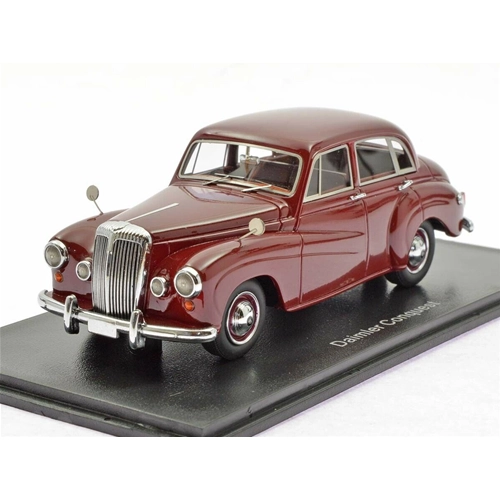 DAIMLER CONQUEST RHD 1953 DARK BROWN 1:43 Neo Scale Models Auto Stradali Modellino