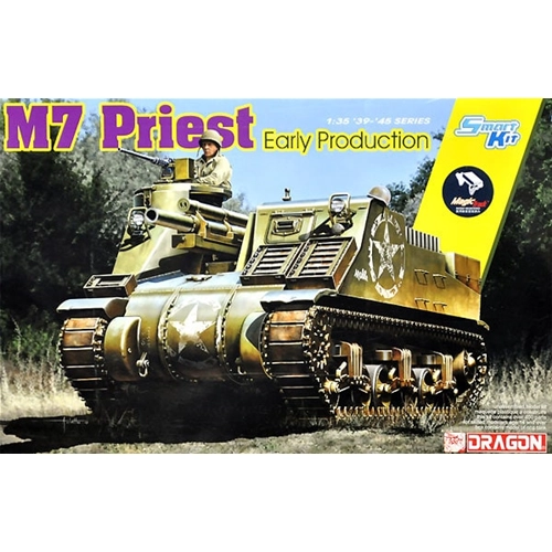 M7 PRIEST EARLY W/MAGIC TRACK KIT 1:35 Dragon Kit Mezzi Militari Modellino
