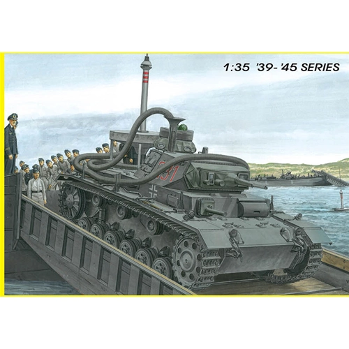 PZ.III 3.7 cm T AUSF.F KIT 1:35 Dragon Kit Mezzi Militari Modellino