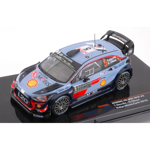 HYUNDAI i20 WRC N.5 5th MONTE CARLO 2018 NEUVILLE-GILSOUL 1:43 Ixo Model Auto Rally Modellino