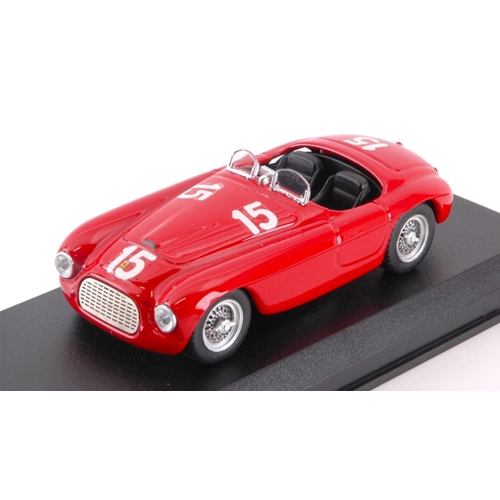 FERRARI 166 MM N.15 WINNER LUXEMBURG GP FINDEL 1949 LUIGI VILLORESI 1:43 Art Model Auto Competizione Modellino