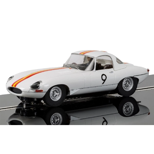 JAGUAR E-TYPE N.9 BATHURST 1965 1:32 Scalextric Slot Modellino