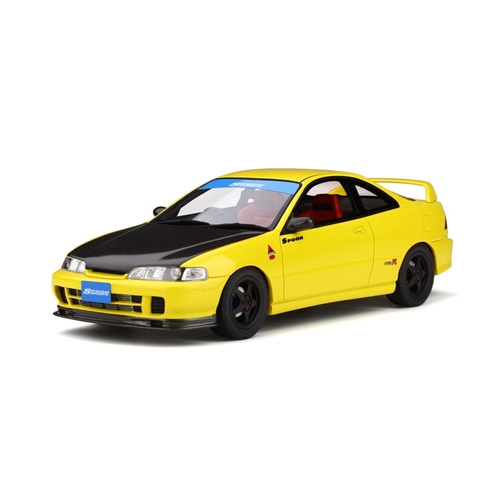 HONDA INTEGRA DC2 SPOON SUNLIGHT 1998 YELLOW 1:18 Ottomobile Auto Stradali Modellino
