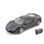 FERRARI 488 GTB 2015 BLACK 1:43 Burago Auto Stradali Modellino