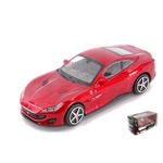 FERRARI PORTOFINO CABRIOLET CLOSED 2017 METALLIC RED 1:43 Burago Auto Stradali Modellino