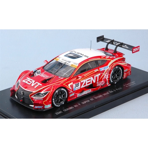 LEXUS RC F N.38 14th FUJI SUPER GT500 2016 Y.TACHIKAWA-H.ISHIURA 1:43 Ebbro Auto Competizione Modellino