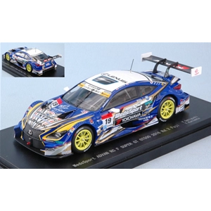 LEXUS RC F N.19 8th FUJI SUPER GT500 2016 Y.SEKIGUCHI-Y.KUNIMOTO 1:43 Ebbro Auto Competizione Modellino