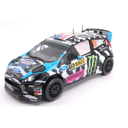 FORD FIESTA RS WRC N.15 12th RALLY CATALUNYA 2014 BLOCK-GELSOMINO 1:18 Ixo Model Auto Rally Modellino