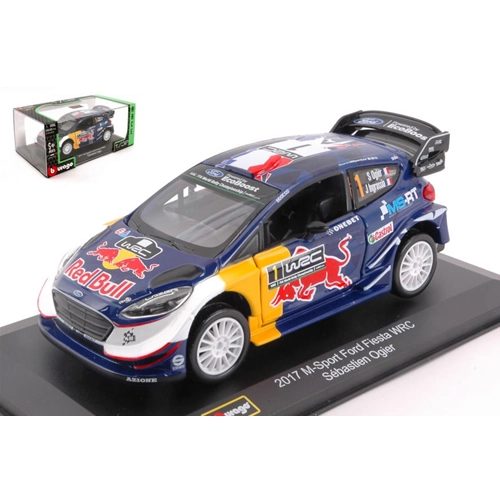 FORD FIESTA WRC 2017 N.1 S.OGIER-J.INGRASSIA 1:32 Burago Auto Rally Modellino