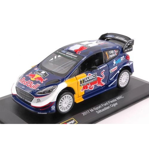 FORD FIESTA WRC 2017 N.1 S.OGIER-J.INGRASSIA 1:32 Burago Auto Rally Modellino