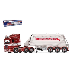 SCANIA R HIGHLINE FELDBINDER TANKER DOWSE HAULAGE LTD 1:50 Corgi Camion Modellino