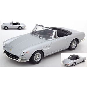 FERRARI 275 GTS/4 PININFARINA SPYDER 1964 SILVER 1:18 KK Scale Auto Stradali Modellino
