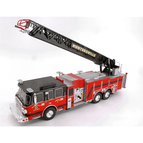 SMEAL 105 AERIAL LADDER US FIRE TRUCK HUNTERSVILLE 2014 1:43 Ixo Model Pompieri Modellino