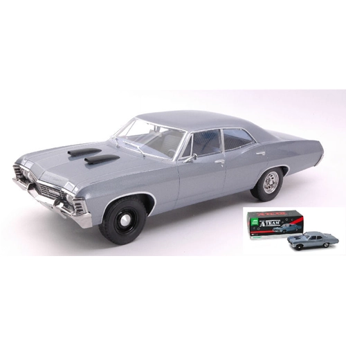 CHEVROLET IMPALA SPORT SEDAN 1967 "THE A TEAM" 1:18 Greenlight Movie Modellino