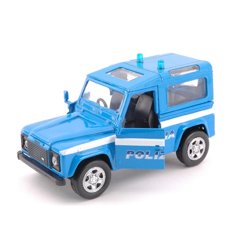 LAND ROVER DEFENDER POLIZIA 1:32 New Ray Forze dell'Ordine Modellino