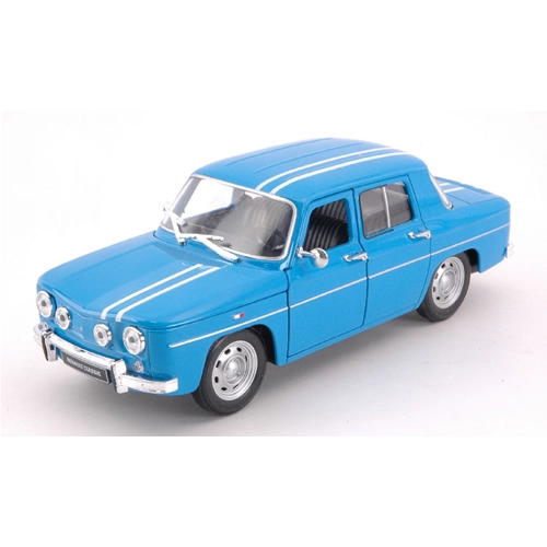 RENAULT R8 GORDINI 1964 BLUE/WHITE 1:24 Welly Auto Stradali Modellino