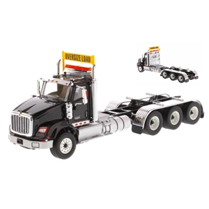 HX520 TANDEM TRACTOR 8X6 2018 BLACK 1:50 Diecast Master Camion Modellino